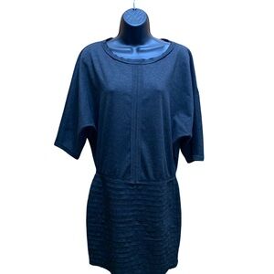 Max Studio Black Tiered Pleated Mini Dress Woman’s S